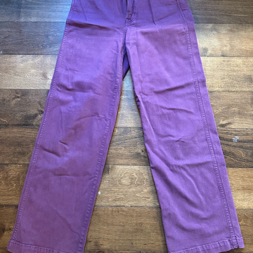 Madewell Rich Purple Trousers